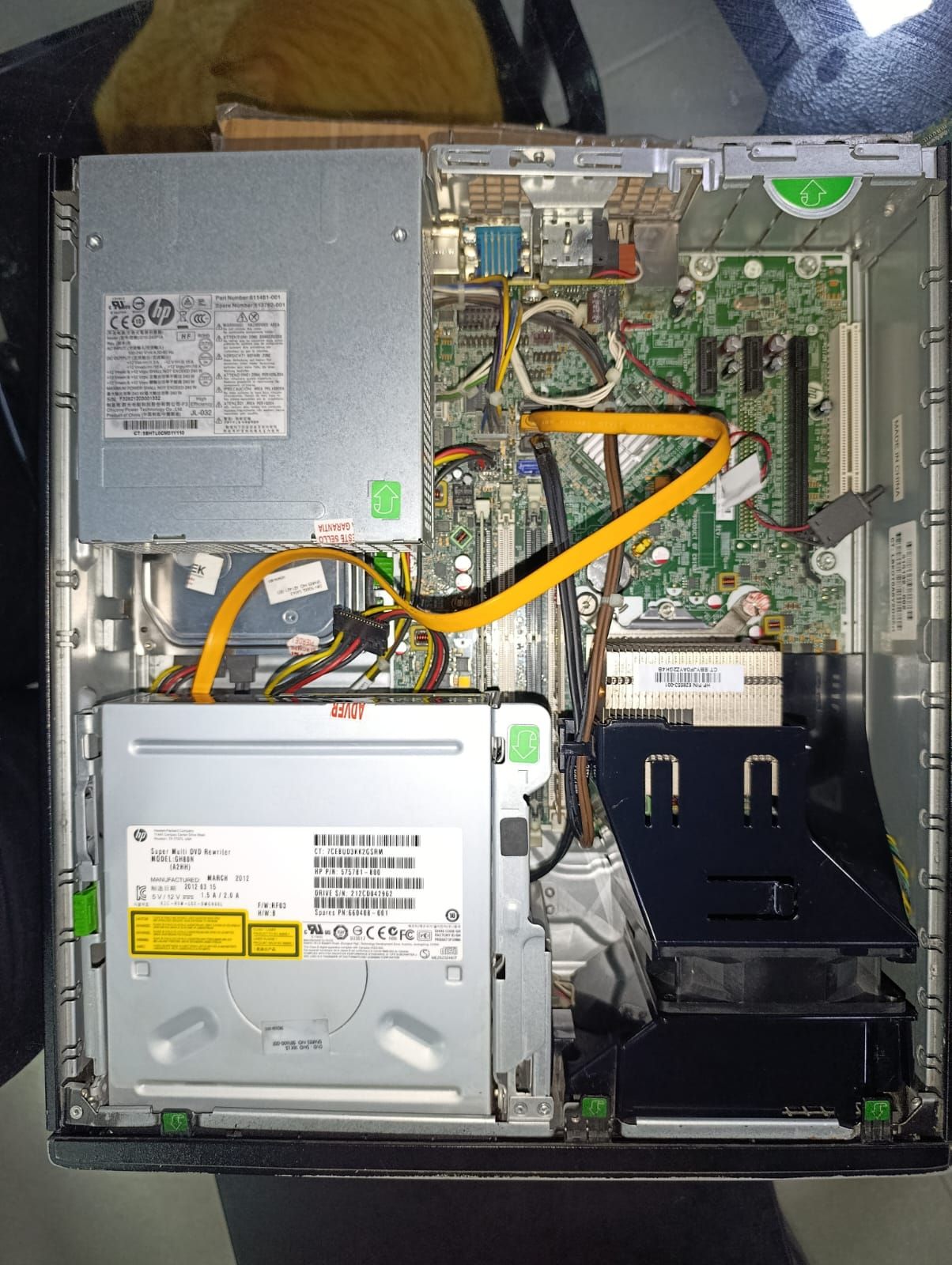 Diagnostico y limpieza de componentes internos